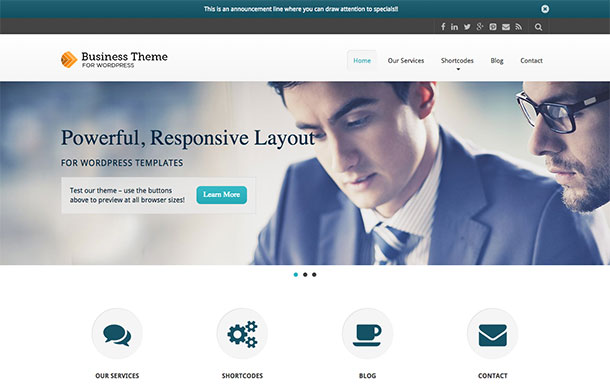 Business Corporate WordPress Theme