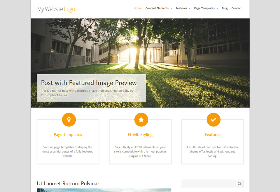 Intuition Corporate WordPress Theme