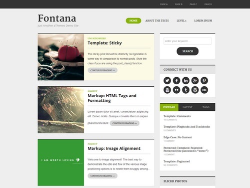 Fontana Magazine WordPress Theme