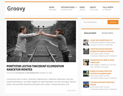 Groovy Magazine WordPress Theme