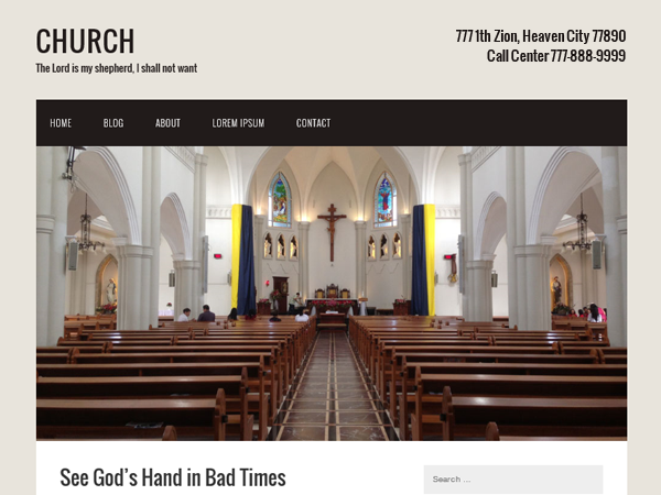 Church Charity WordPress Theme