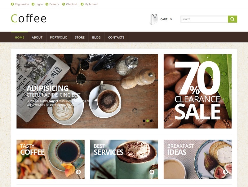 Coffee Super Fast WordPress Theme