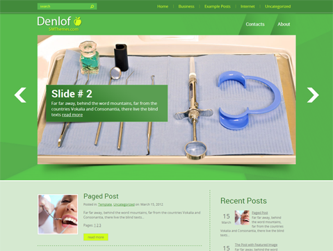 Denlof Health And Medical WordPress Theme