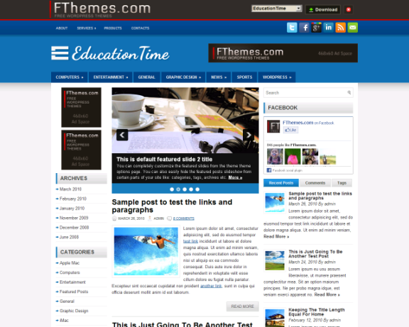 Education Time Education WordPress Theme