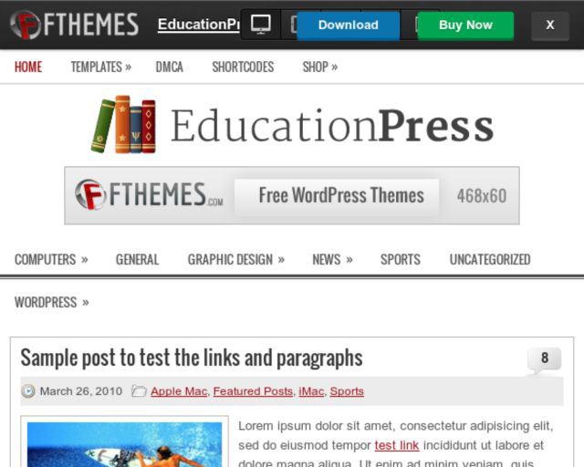 EducationPress Education WordPress Theme