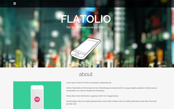 Flatolio Super Fast WordPress Theme