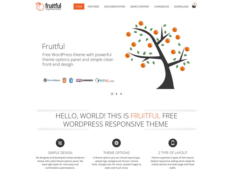Fruitful Super Fast WordPress Theme
