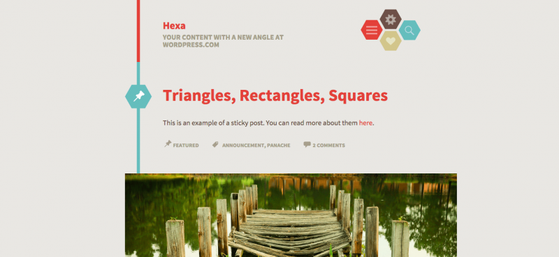 Hexa Personal Blog WordPress Theme