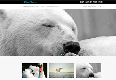 Inkness Bootstrapped WordPress Theme