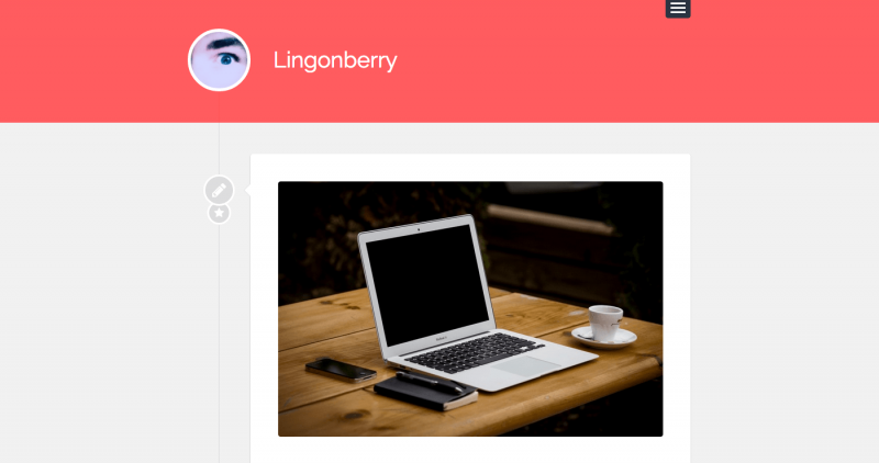 Lingonberry Personal Blog WordPress Theme