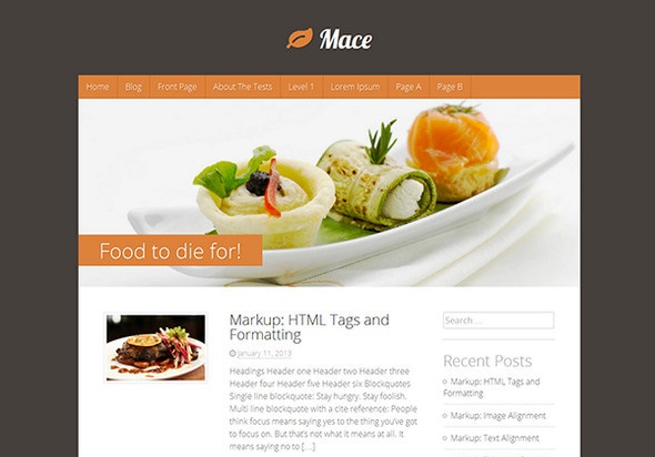 Mace Restaurant WordPress Theme