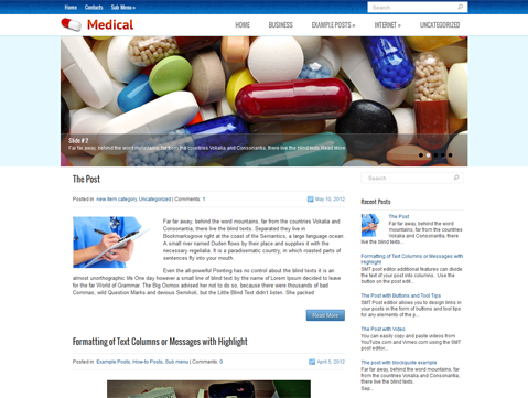 Medical Health And Medical WordPress Theme