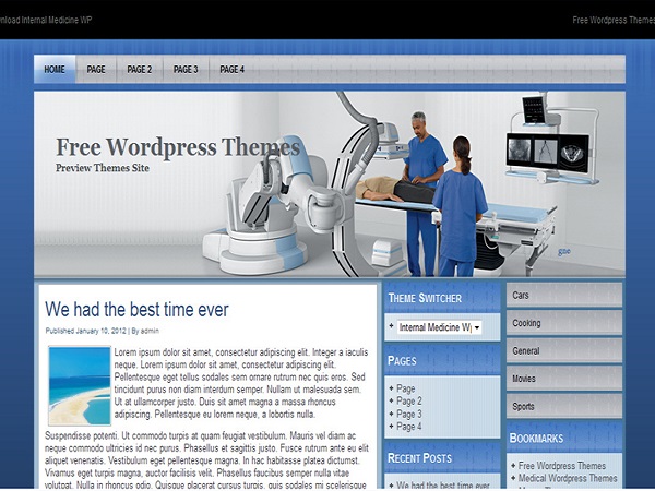 Medical Check Up Health And Medical WordPress Theme