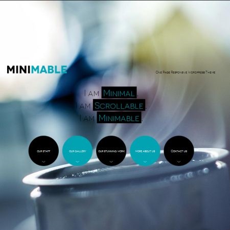 Minimable One Page WordPress Theme