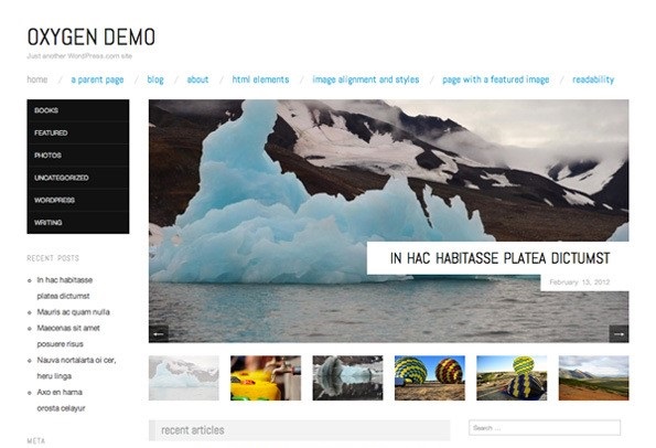 Oxygen Charity WordPress Theme