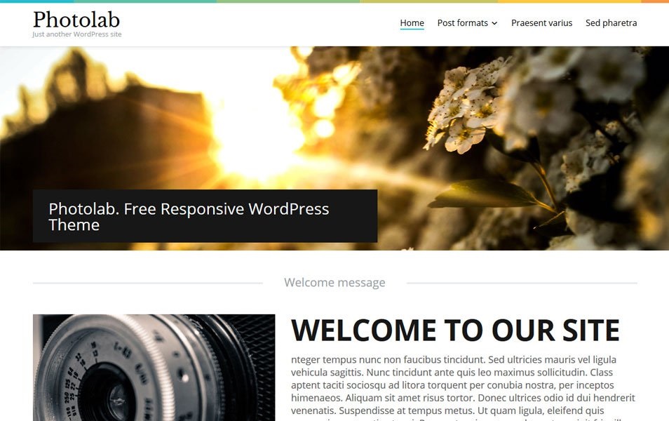 Photolab Flat Design WordPress Theme