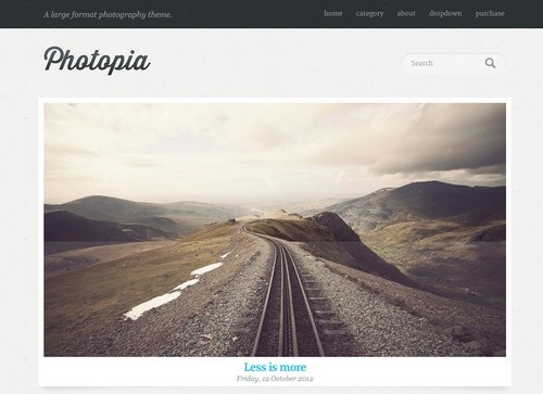 Photopia Responsive WordPress Theme