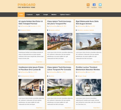 Pinboard Magazine WordPress Theme