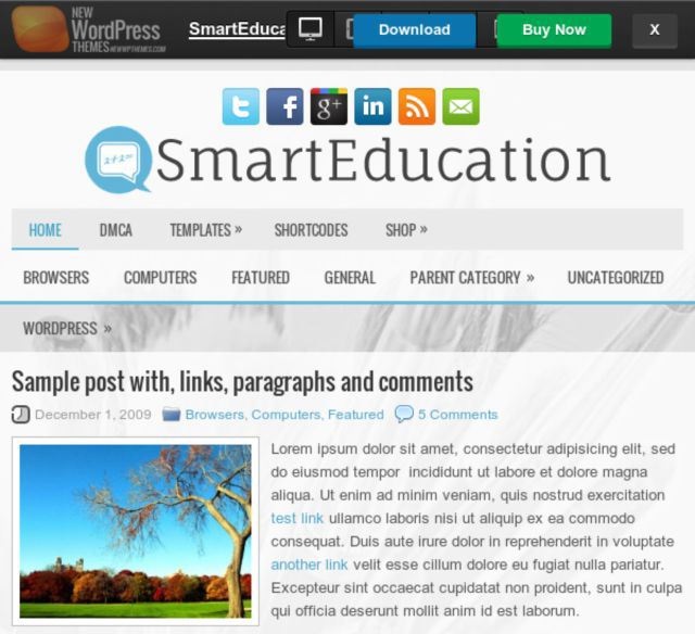 SmartEducation Education WordPress Theme