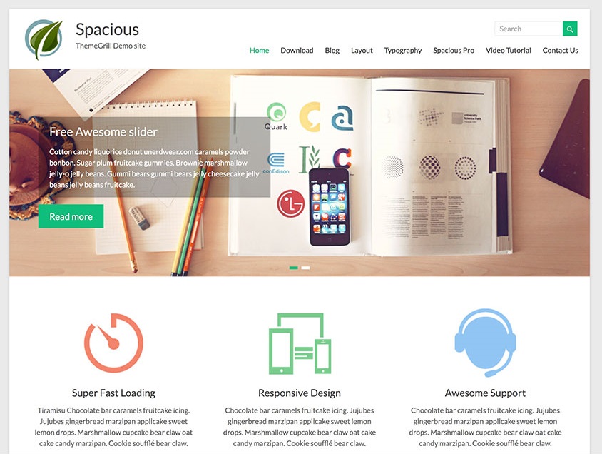 Spacious Responsive WordPress Theme