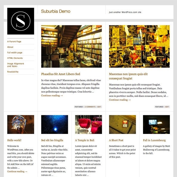 Suburbia Creative WordPress Theme