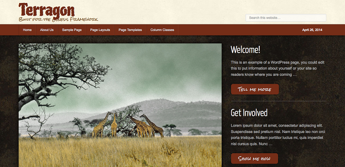 Terragon Genesis WordPress Theme