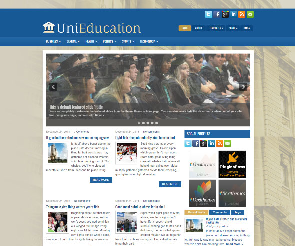 UniEducation Education WordPress Theme
