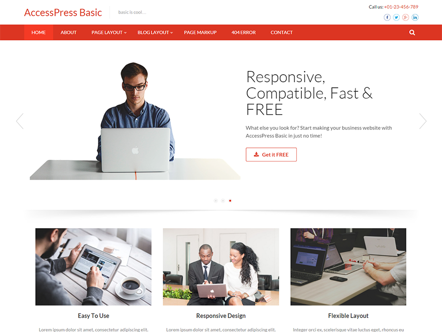 AccessPress Basic Forum WordPress Theme