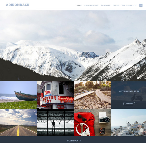 Adirondack Photography WordPress Theme