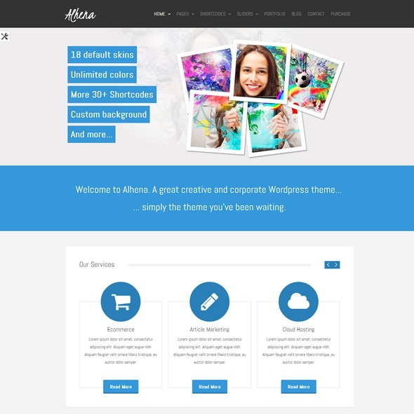 Alhena Premium WordPress Theme