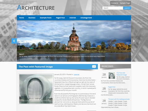 Architecture Architecture WordPress Theme
