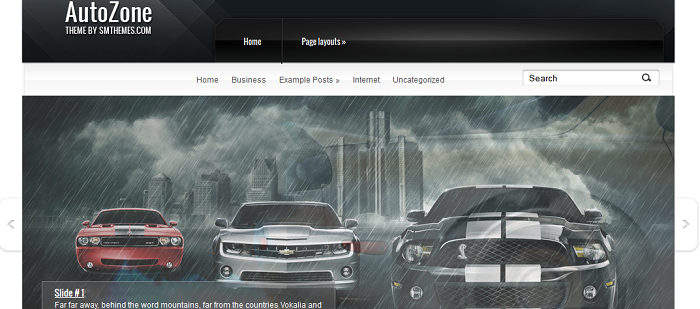 AutoZone Automotive WordPress Theme