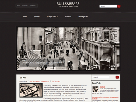 BullsAndBears Architecture WordPress Theme