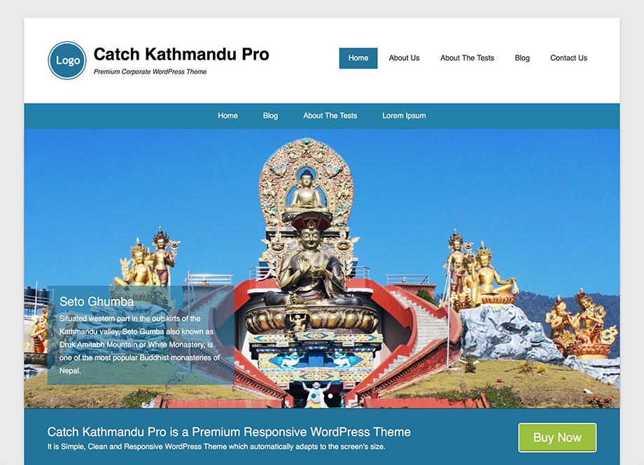 Catch Kathmandu Pro Travel WordPress Theme