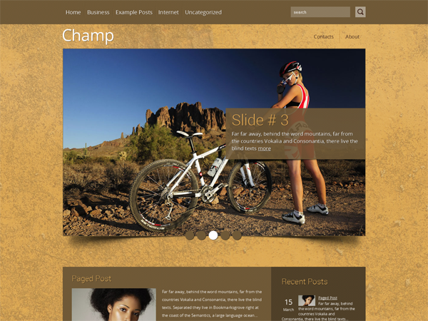 Champ Premium Sports WordPress Theme
