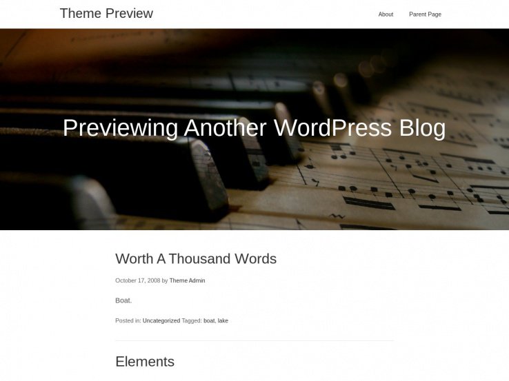 Composer Parallax WordPress Theme