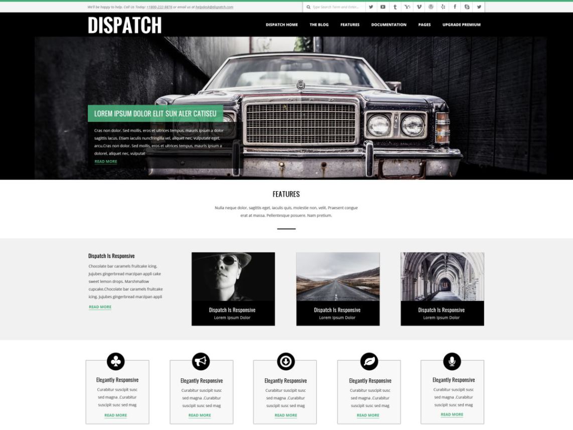 Dispatch Agency WordPress Theme