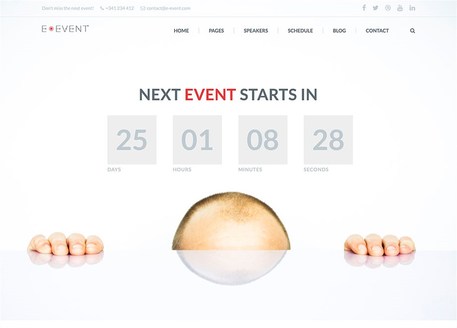 E-Event Premium Event Management WordPress Theme