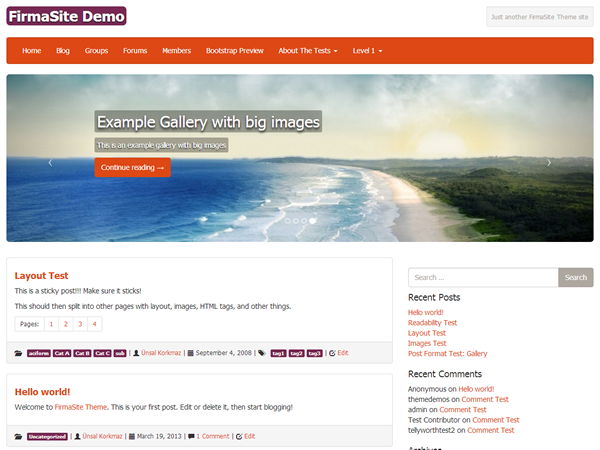 FirmaSite Forum WordPress Theme