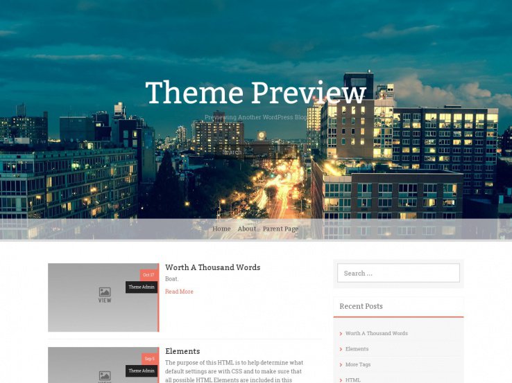 Freak Parallax WordPress Theme