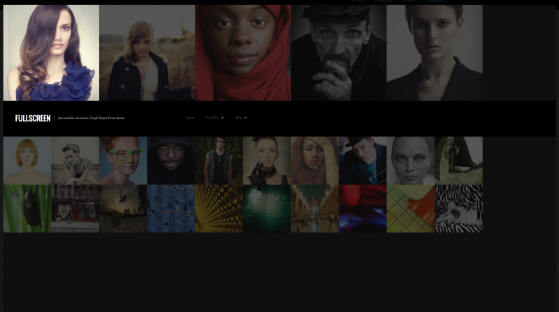 Fullscreen Fullscreen WordPress Theme
