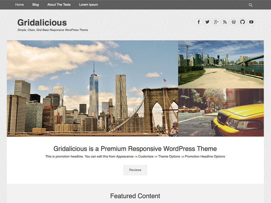 Gridalicious Architecture WordPress Theme