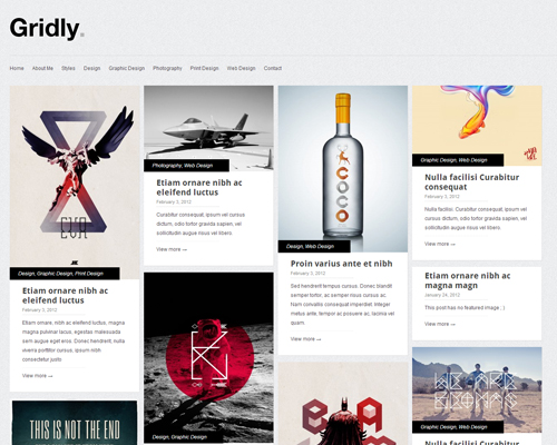 Gridly Creative WordPress Theme