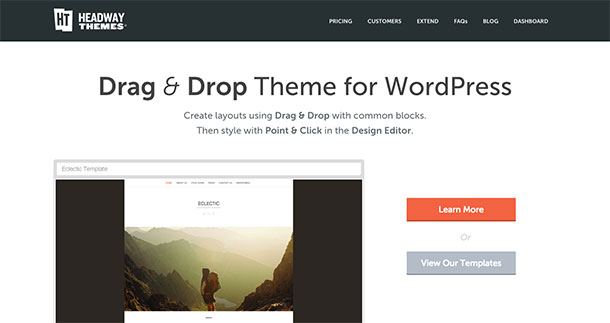 Headway Premium Drag and Drop WordPress Theme