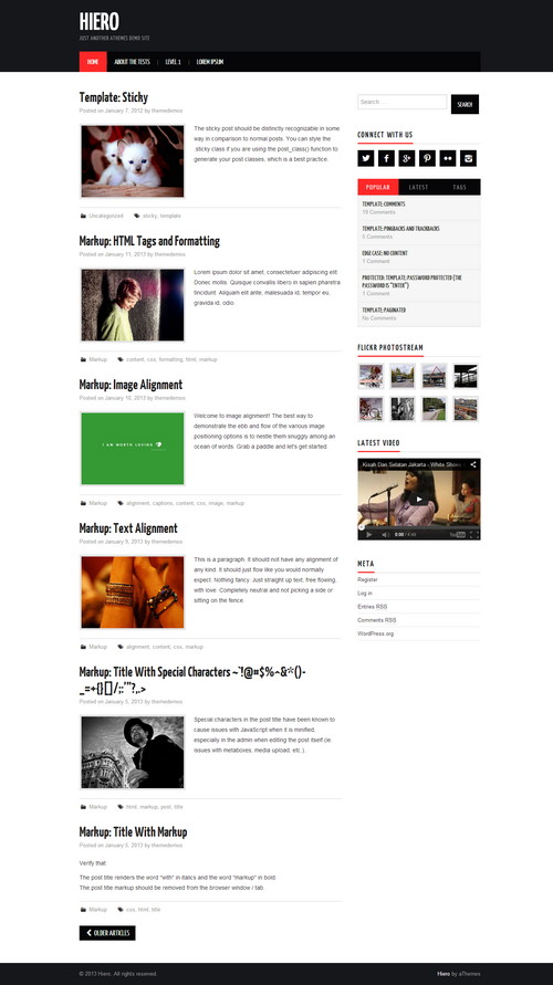 Hiero News WordPress Theme
