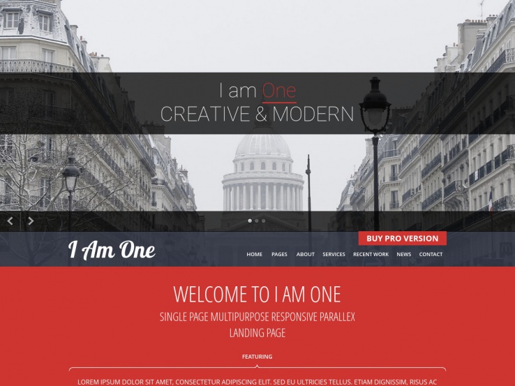 I Am One Premium WordPress Theme