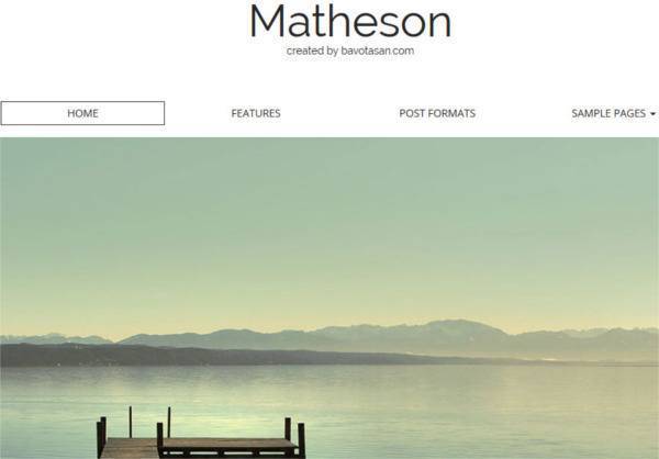 Matheson Forum WordPress Theme