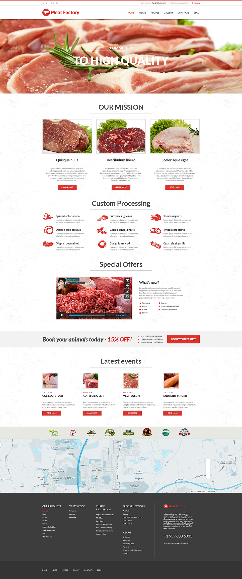 Meat Factory Premium Farmin WordPress Theme