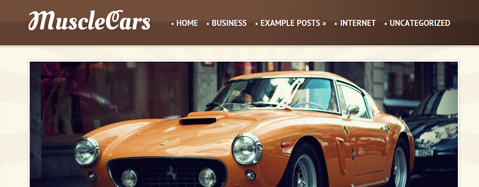 MuscleCars Automotive WordPress Theme