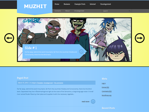 Muzhit Music WordPress Theme